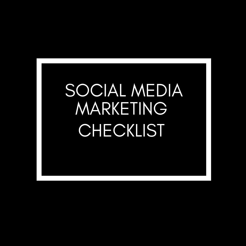 Social Media Marketing Checklist